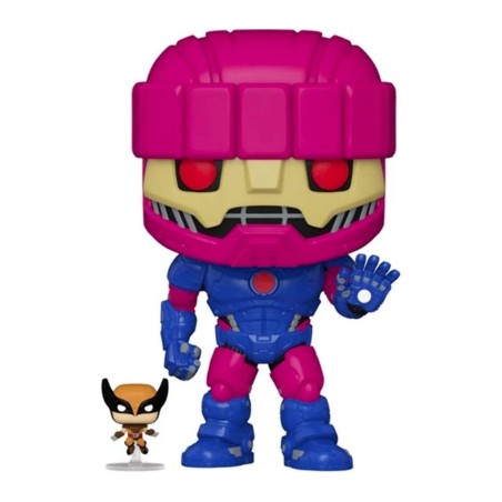 Funko Pop Super Sized Universo Marvel X - Men Sentinel Con Wolverine 66636