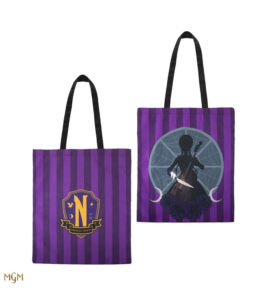 Tote Bag Cinereplicas Wednesday Addams Miercoles Y Violonchelo