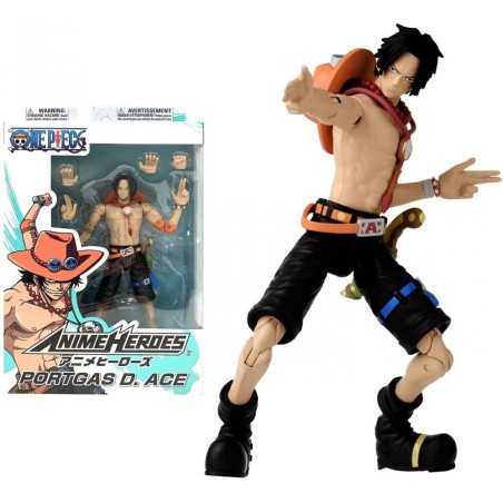 Figura Bandai One Piece Anime Heroes Portgas D. Ace