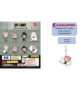 Set Gashapon Figuras Bandai Lote 40 Articulos Spy X Family Acrylic Charm 2