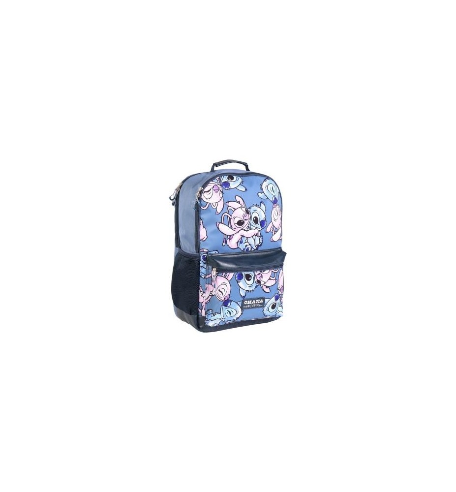 Mochila Casual Técnica Disney Stitch Y Angel