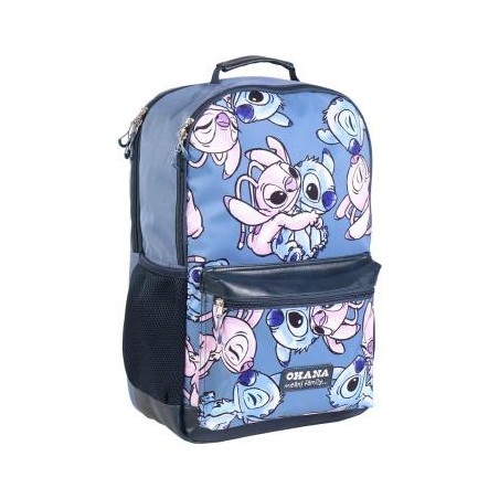 Mochila Casual Técnica Disney Stitch Y Angel