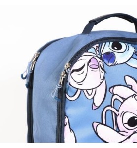 Mochila Casual Técnica Disney Stitch Y Angel