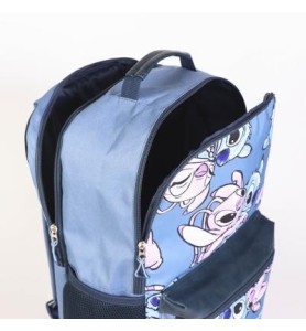 Mochila Casual Técnica Disney Stitch Y Angel