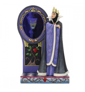 Figura Decorativa Enesco Disney Reina Evil Con Espejo