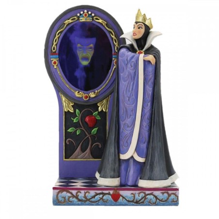 Figura Decorativa Enesco Disney Reina Evil Con Espejo