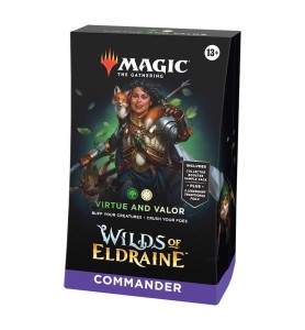 Juego De Cartas Magic The Gatering Mazos Commander Wilds Of Eldraine 4 Mazos Inglés