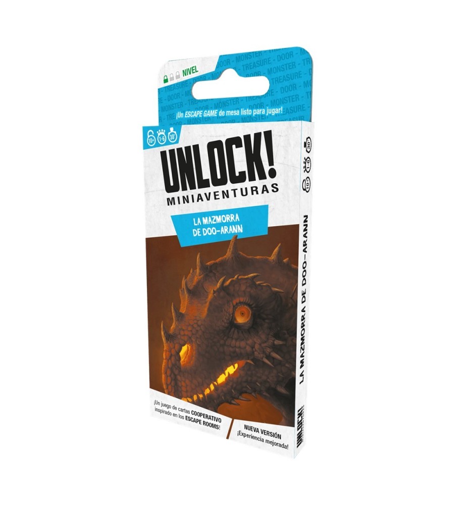 Juego De Mesa Unlock! Miniaventuras La Mazmorra De Doo - Arann Edad Recomendada 10 Años