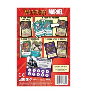 Juego De Mesa Munchkin Marvel Edition Edad Recomendada 10 Años (ingles)