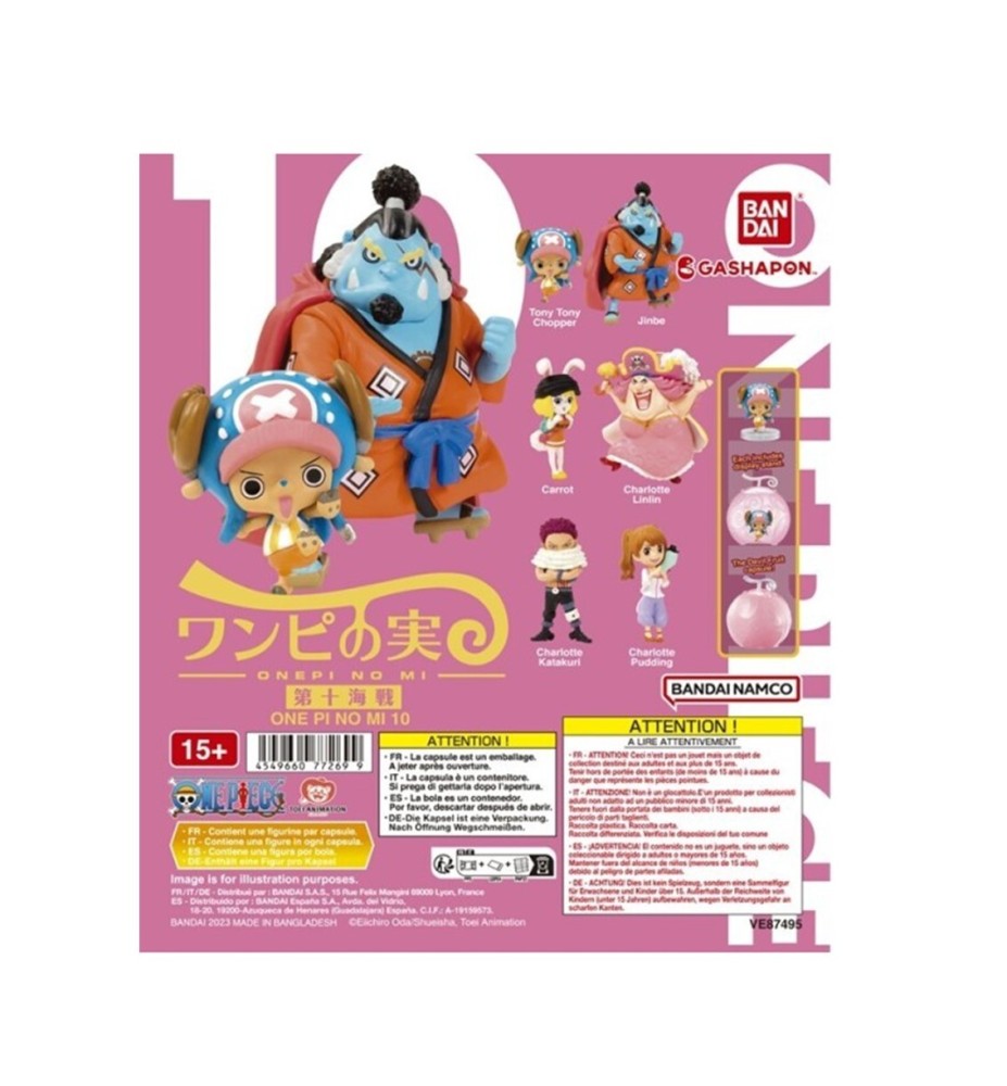 Set Gashapon Figuras Bandai Lote 20 Articulos One Piece No Mi 10