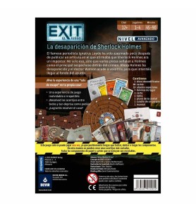 Juego De Mesa Devir Exit La Desaparición De Sherlock Holmes