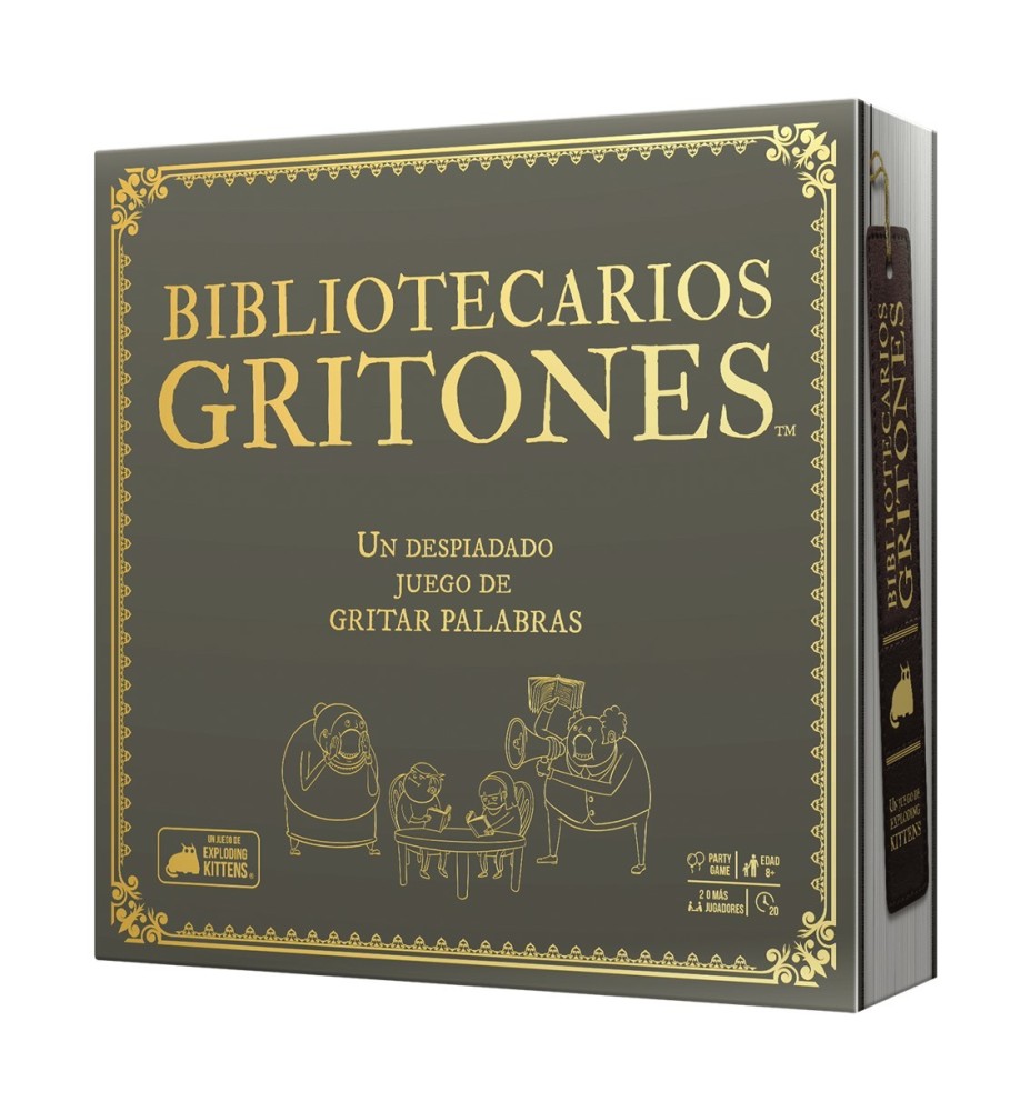 Juego De Mesa Bibliotecarios Gritones Edad Recomendada 7 Años