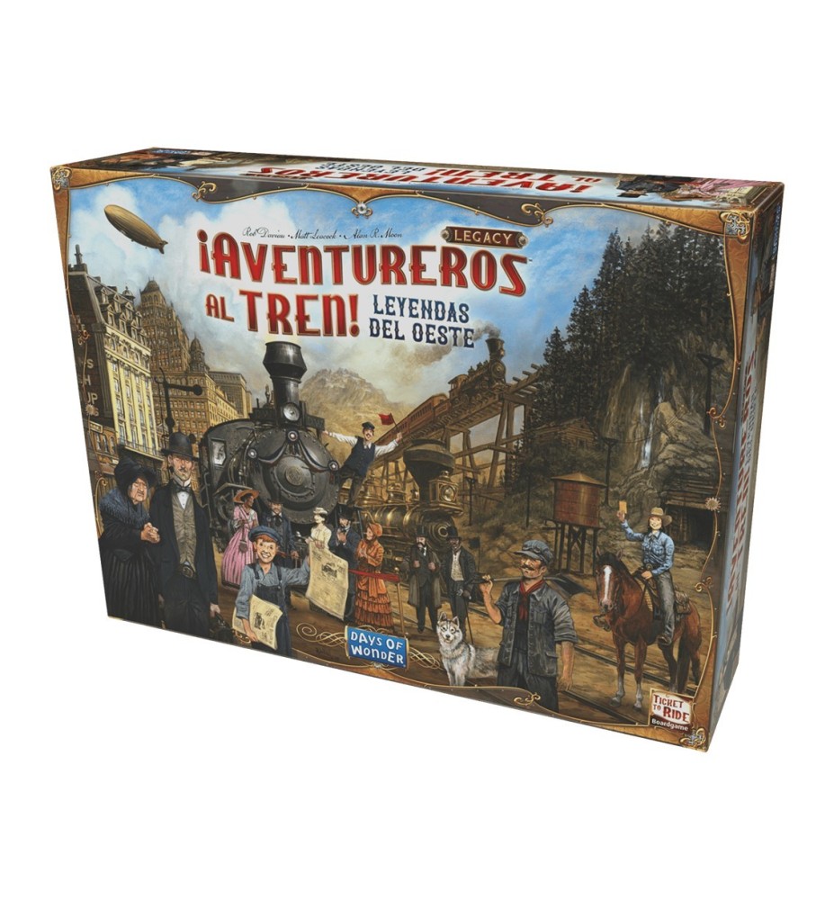 Juego De Mesa ¡aventureros Al Tren! Legacy Leyendas Del Oeste Edad Recomendada 10 Años