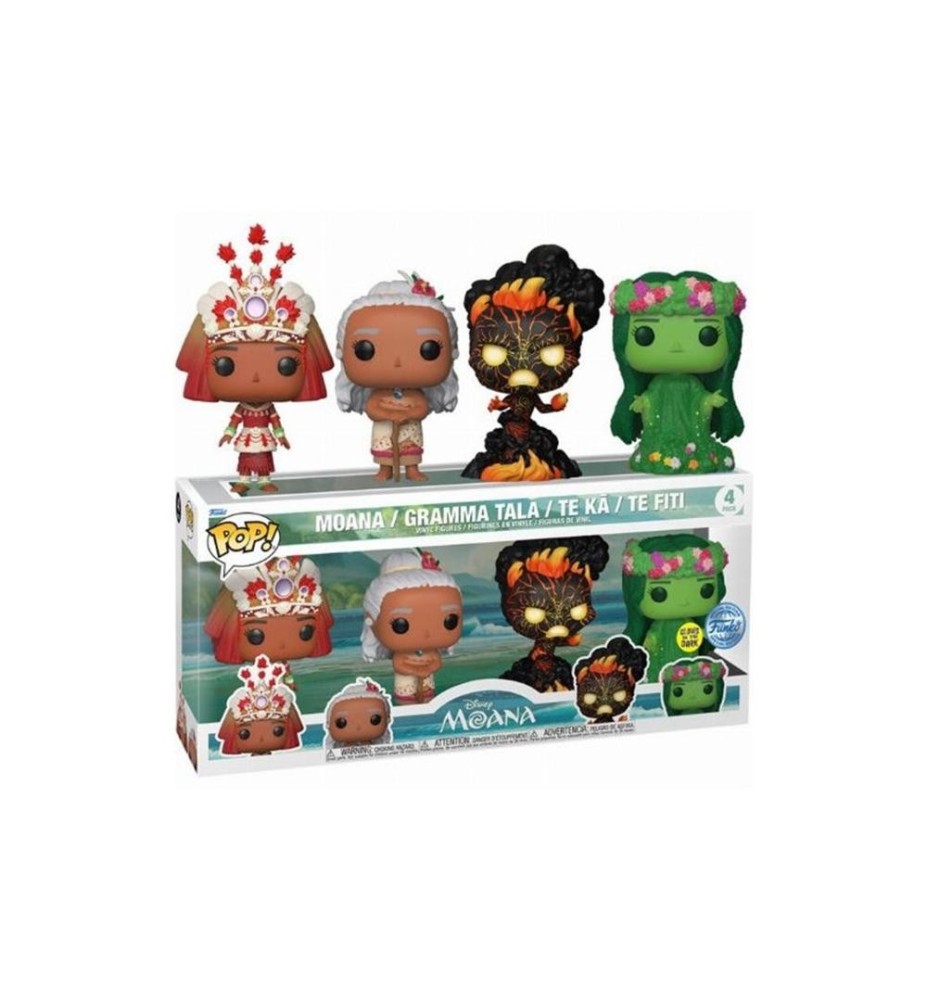 Funko Pop Disney Vaiana Pack De 4