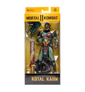 Figura Mcfarlane Toys Mortal Kombat Kotal Kahn (sangriento)