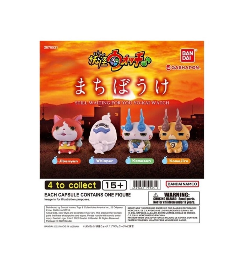 Set Gashapon Lote 30 Articulos Yokai Watch Machibouke