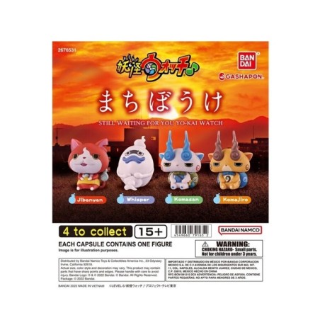 Set Gashapon Lote 30 Articulos Yokai Watch Machibouke