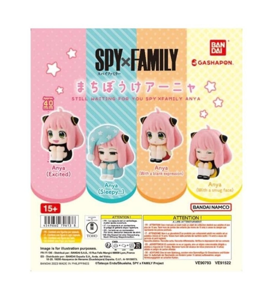 Set Gashapon 30 Articulos Spy X Family Still Waiting For You Anya