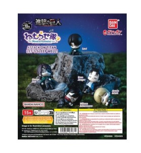 Set Gashapon Lote 30 Articulos Attack On Titans Lets Sleep Well!