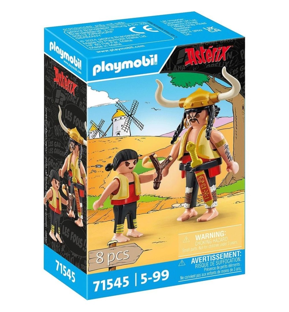 Playmobil Asterix: Sopalajo De Arrierez Y Torrezno Y Pepe