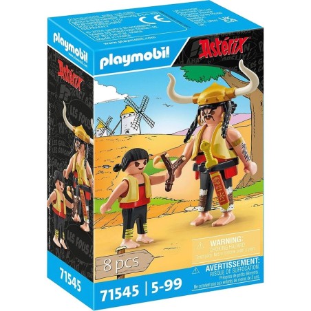 Playmobil Asterix: Sopalajo De Arrierez Y Torrezno Y Pepe