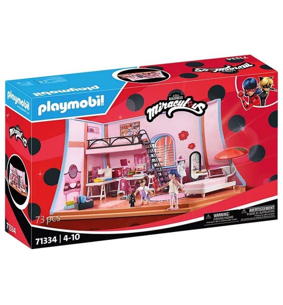 Playmobil Miracoulous: Loft De Marinette