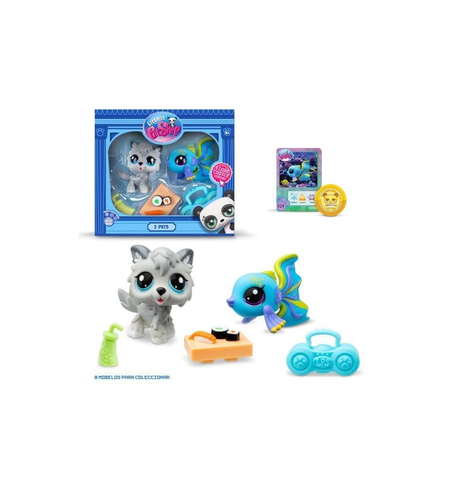 Mascotas Little Pet Shop Pack De 2 Mascotas -  1 Unidad Aleatoria