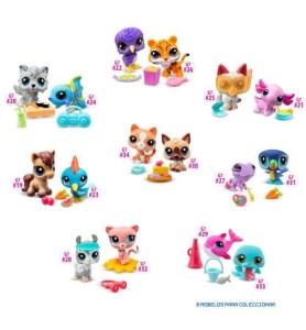 Mascotas Little Pet Shop Pack De 2 Mascotas -  1 Unidad Aleatoria