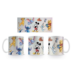 Taza Pyramid Disney Personajes Mix 315 Ml