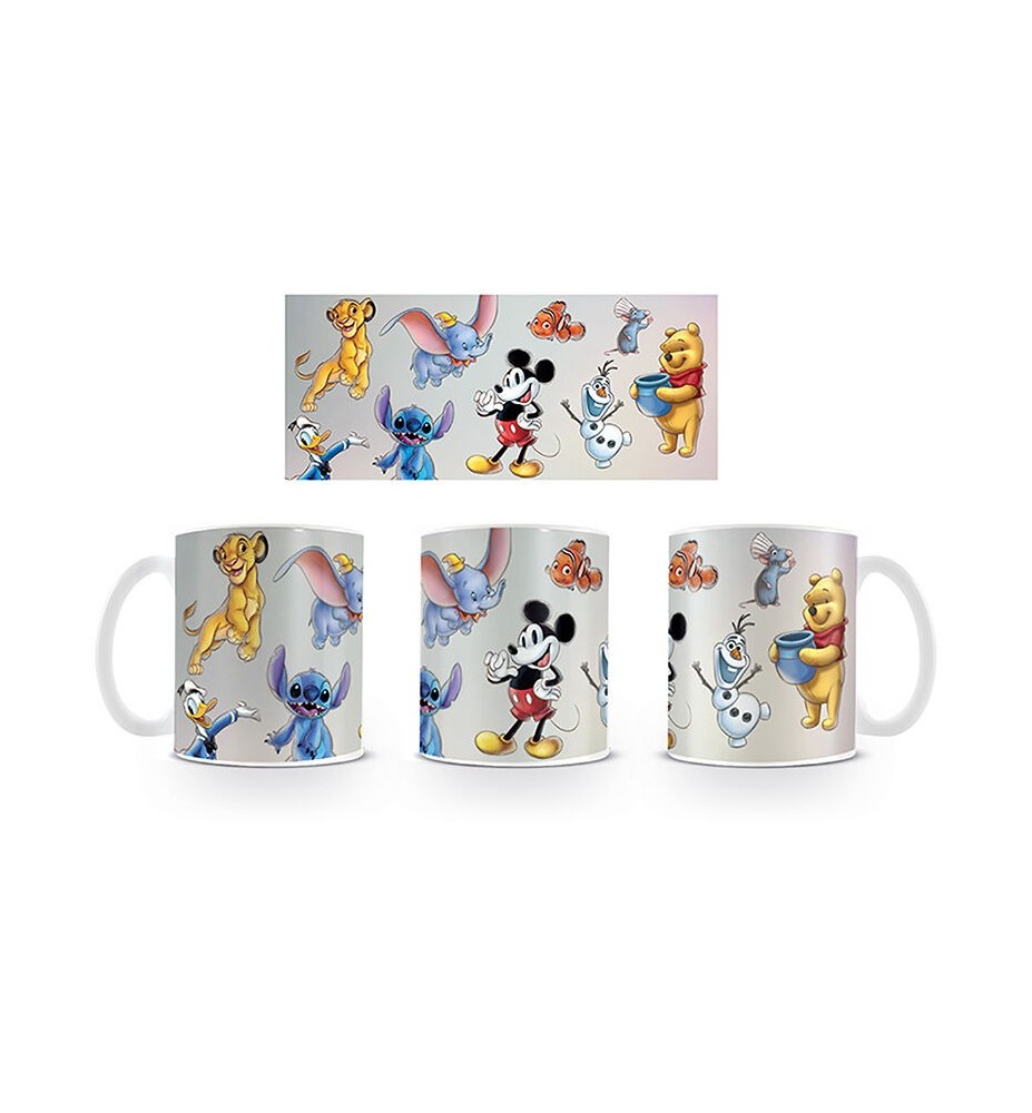 Taza Pyramid Disney Personajes Mix 315 Ml