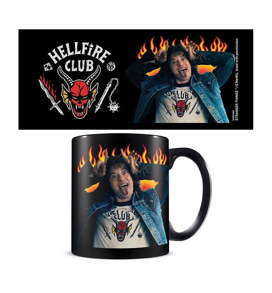 Taza Pyramid Stranger Things Eddie Helfire Club