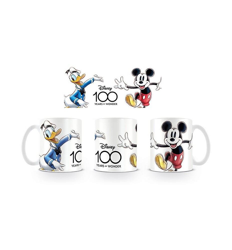 Taza Pyramid Disney Mickey & Donald Disney 100 315 Ml