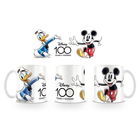 Taza Pyramid Disney Mickey & Donald Disney 100 315 Ml