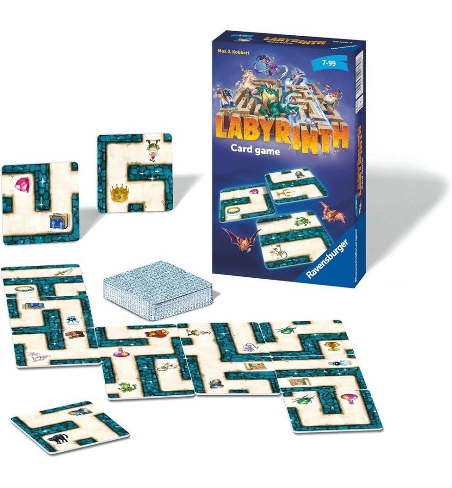 Juego De Cartas Ravensburger Labyrinth Formato Viaje