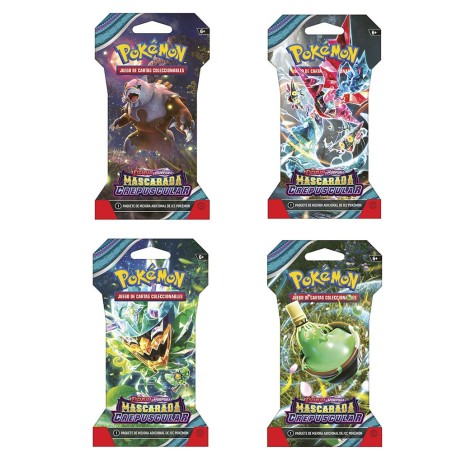 Pokémon Tcg Sleeve Booster Display Mascarada Crepuscular Sv06 2024 Español