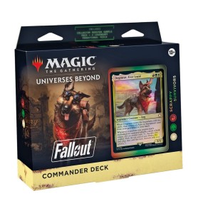 Juego De Cartas Magic The Gathering Universes Beyond Fallout Mazos Commander 4 Barajas Inglés