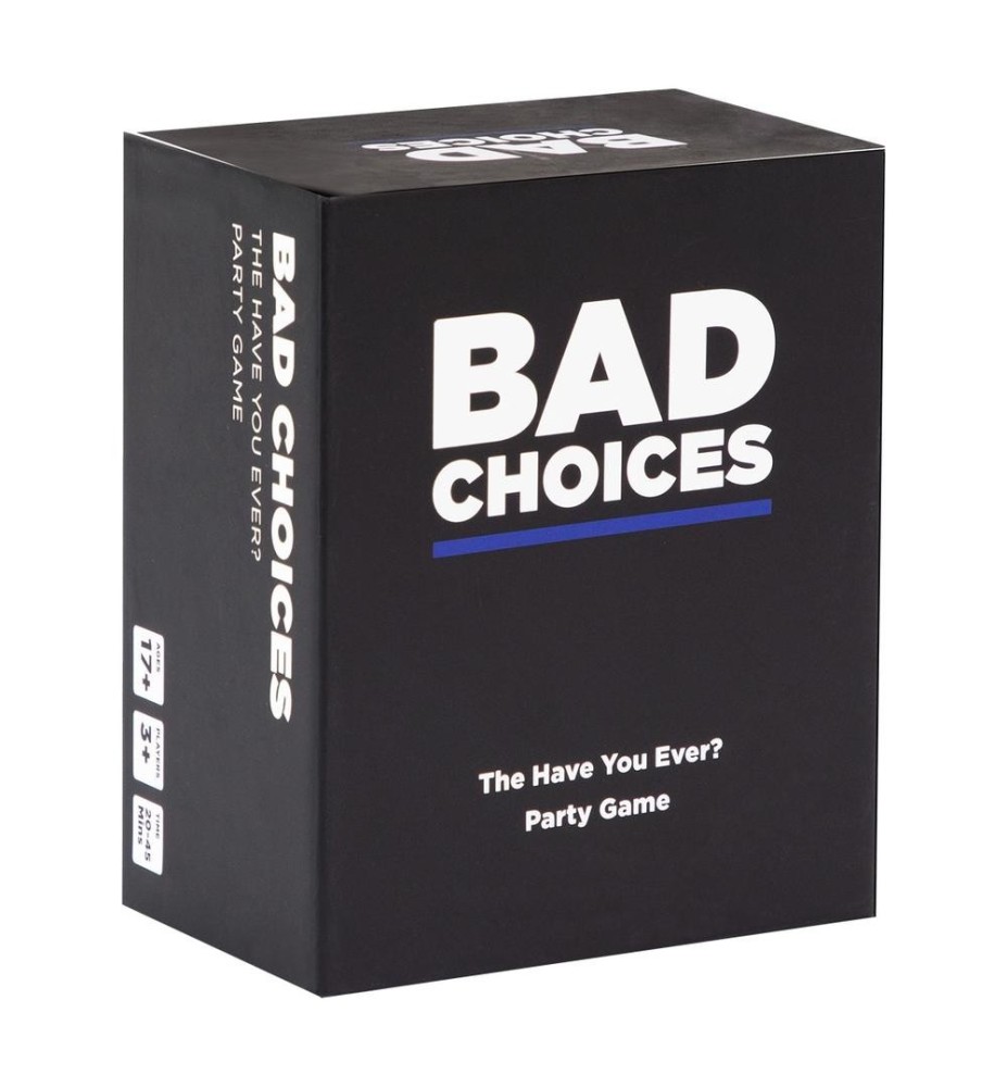 Juego De Mesa Bad Choices Edad Recomendada 17 Años Ingles Idioma