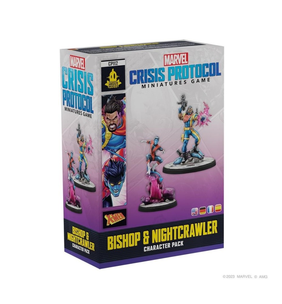 Juego De Mesa Marvel Crisis Protocol Bishop & Nightcrawler Edad Recomendada 14 Años