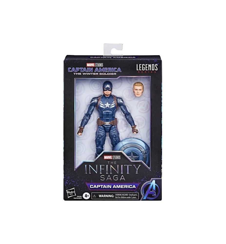 Figura Hasbro Marvel Legends Series The Infinity Saga Capitan America