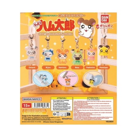 Surtido Gashapon 40 Unidades Hamtaro Personal Marker