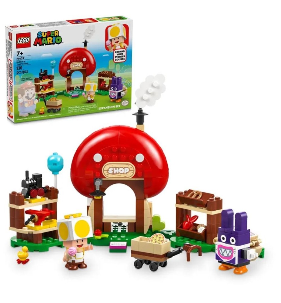 Lego Super Mario Set De Expansion: Caco Gazapo En La Tienda De Toad