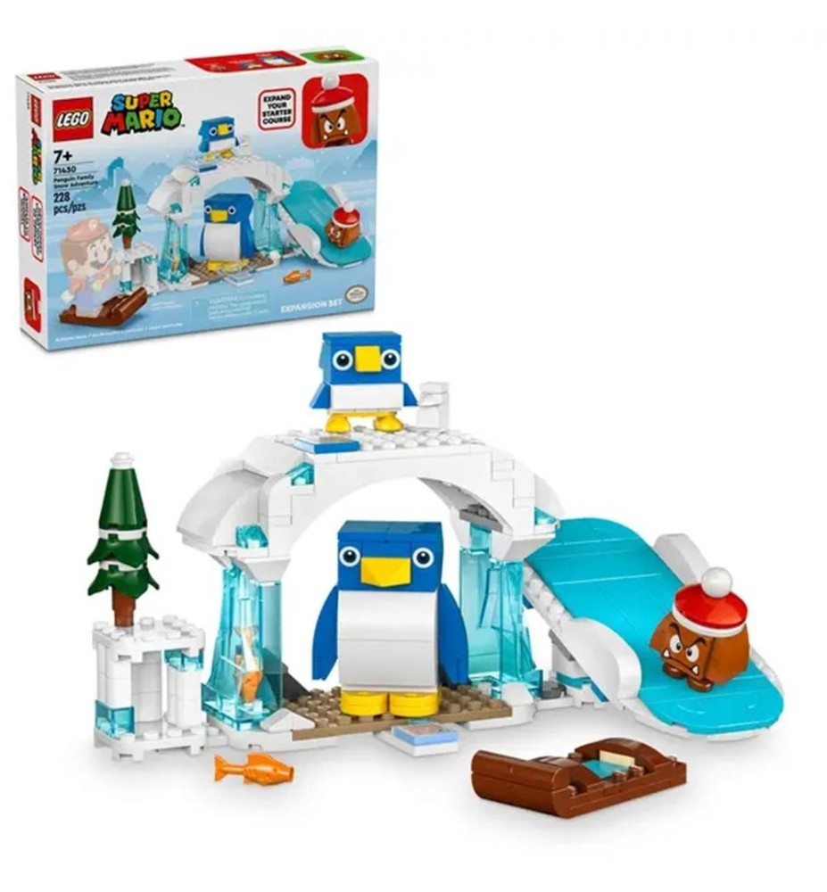 Lego Super Mario Set De Expansion: Aventura En La Nieve De La Familia Pingui