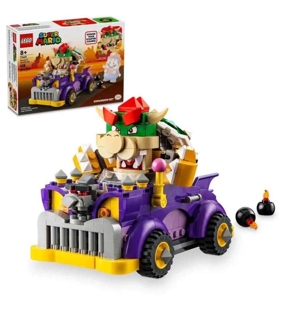 Lego Super Mario Set De Expansion: Coche Monstruoso De Bowser