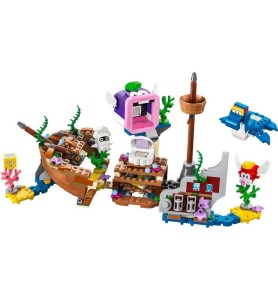 Lego Super Mario Set De Expansion: Dorrie Y El Buque Naufragado