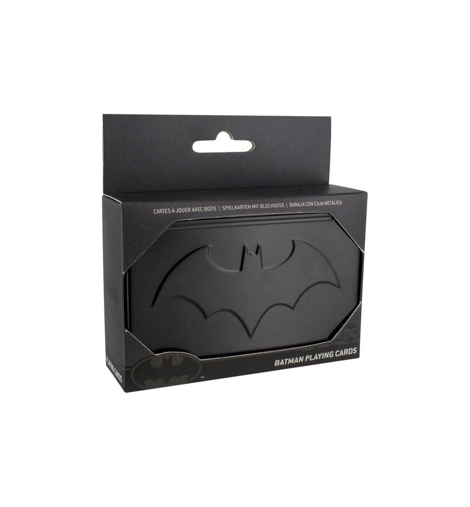 Baraja De Naipes En Caja Metalica Paladone Batman