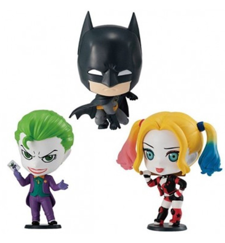 Set Bolas Gashapon Bandai Batman Capchara 01 30 Unidades