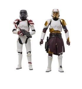 Pack 2 Figuras Hasbro Star Wars The Black Series Ahsoka Captain Enoch & Night Trooper