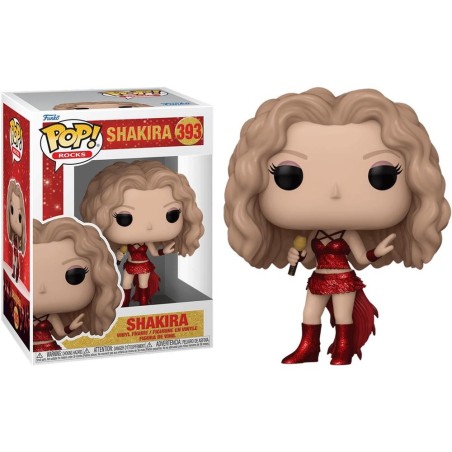 Funko Pop Estrellas De La Musica Shakira Super Bowl Glow In The Dark 75404