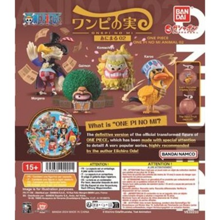 Surtido Bandai Gashapon One Piece Mi Animal 02 20 Articulos