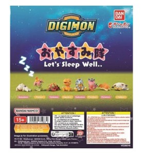 Surtido Bandai Gashapon Digimon Let S Sleep Well 40 Articulos